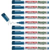 Viltstift edding 25 EcoLine rond 1mm blauw | 10 stuks - thumbnail