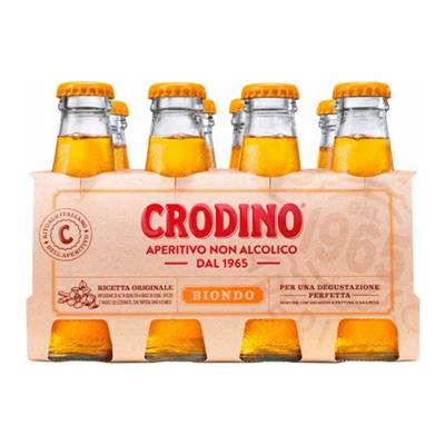 Crodino - Aperitivo Non Alcolico Biondo - 8x 98ml Crodino - Aperitivo Non Alcolico Biondo - 8x 98ml