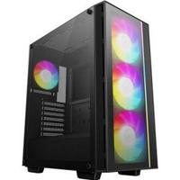 PC-behuizing - DEEPCOOL - MATREXX 55 V4 C - Medium toren - ATX - Gehard glas - ARGB - Zwart - thumbnail