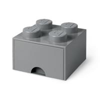 Room Copenhagen LEGO Storage Brick Drawer 4 Grijs opbergdoos - thumbnail