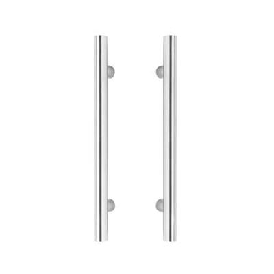 Deurgrepen per paar T-vorm 600x65x20 HoH 400mm RVS Deurgrepen per paar T-vorm 600x65x20 HoH 400mm RVS