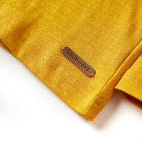 Kindershirt met lange mouwen 104 okerkleurig - thumbnail