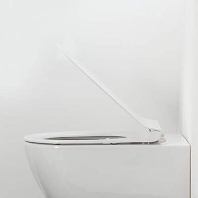 Toiletbril Tiger Veiros Met Deksel Thermoplast Wit - thumbnail