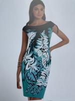 Bad & Beach Roidal JURK ALMA Blauw, zwart, wit - thumbnail