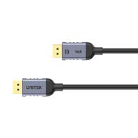 UNITEK C1628GY01-2M DisplayPort kabel Zwart, Grijs - thumbnail