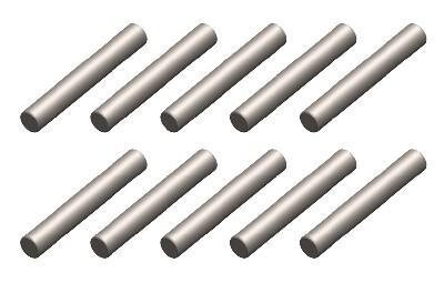 Team Corally - Pin 2.5x17mm - Steel - 10 pcs (C-00180-122)