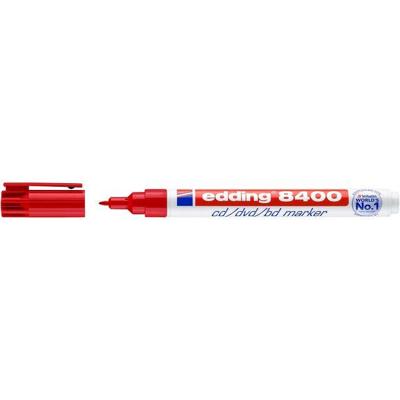 Cd marker edding 8400 rond 0.5-1mm rood | 10 stuks