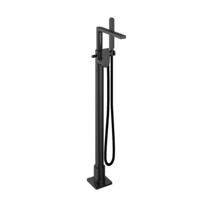 Vrijstaande Badkraan Hotbath Gal Mengkraan Met Draaibare Uitloop Geborsteld Gunmetal PVD - thumbnail
