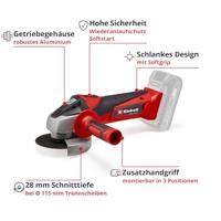 Einhell TC-AG 18/115 Li-Solo Power-X-Change 4431130 Haakse accuslijper 115 mm Zonder accu, Zonder lader 18 V - thumbnail
