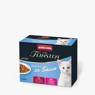 ANIMONDA Vom Feinsten Kitten Raffinesse in sauce - nat kattenvoer - 8x85g
