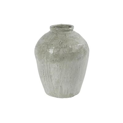 Vaas Gayle wit/groen 23,5xH30,5cm