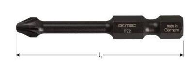 Rotec Impact kruiskopbit pz3 1/4x50mm | 5 stuk stuks