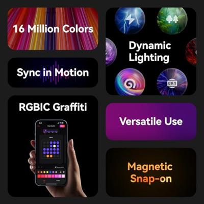 Gaming lichtpaneel YEELIGHT Cube 4-Matrix (set van 4 stuks)