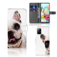 Samsung Galaxy A71 | Telefoonhoesje | Met pasjeshouder | Franse Bulldog - thumbnail