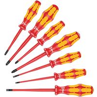 Wera 160 iSS/7 Schroevendraaierset Kraftform Plus Serie 100. Met gereduceerde klingdiameter alsmede geringere greepdiameters, 7 -delig - 1 stuk(s) - - thumbnail