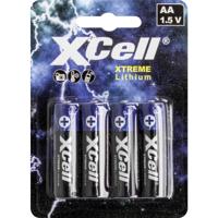 XCell XTREME FR6/L91 AA batterij (penlite) Lithium 1.5 V 4 stuk(s) - thumbnail