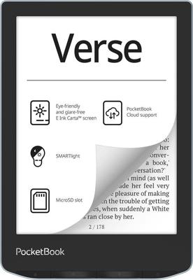 PocketBook Verse eBook-reader 15.2 cm (6 inch) Lichtblauw PocketBook Verse eBook-reader 15.2 cm (6 inch) Lichtblauw