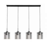 Freelight Hanglamp Interno 4 lichts L 120 cm zwart - thumbnail