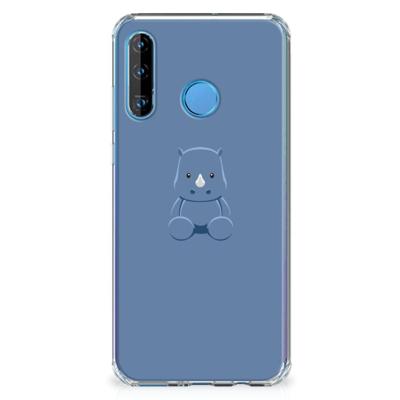 Huawei P30 Lite Stevig Bumper Hoesje Baby Rhino Huawei P30 Lite Stevig Bumper Hoesje Baby Rhino
