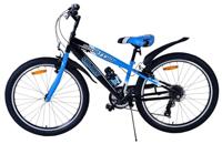 Volare sportivo kinderfiets - jongens - 24 inch - 7 speed - zwart blauw - thumbnail