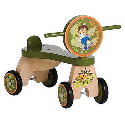 Dora Diego stabiele houten loopfiets jungle met 4 wielen 1+ Dora Diego stabiele houten loopfiets jungle met 4 wielen 1+