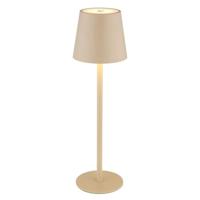 Globo Design tafellampVannie zand bruin oplaadbaar - 58438S - thumbnail