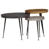 Salontafel 3 stuks Multicolor Engineered Wood - thumbnail