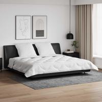 VidaXL Winter dekbed met kussen 3 pcs wit microvezel - thumbnail