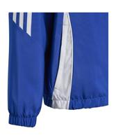 adidas Tiro 24 Windbreaker Kids Blauw Wit - thumbnail