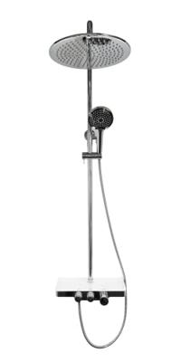Wiesbaden Doucheset Opbouw Nuovo Regendouche met Handdouche Chroom Wiesbaden Doucheset Opbouw Nuovo Regendouche met Handdouche Chroom