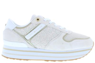 Tommy Hilfiger TH metallic flatform AF2 white dove Beige Tommy Hilfiger TH metallic flatform AF2 white dove Beige