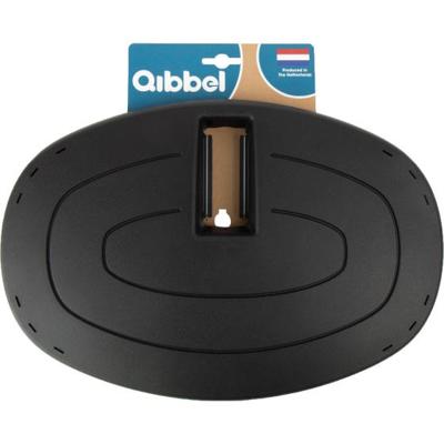 Qibbel Voetbeschermingsplaat voor Junior 6+ Achterzitje Zwart 1 Paar