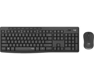 Toetsenbord en draadloze muis Logitech MK295 Zwart Qwerty Spaans QWERTY