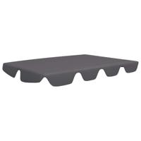 VidaXL Vervangingsluifel voor schommelbank 150/130x105/70 cm antraciet - thumbnail