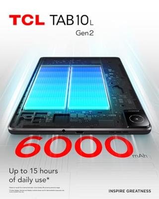 Tablet TCL Tab 10L Gen2 10,1" Octa Core 3 GB RAM 32 GB Zwart