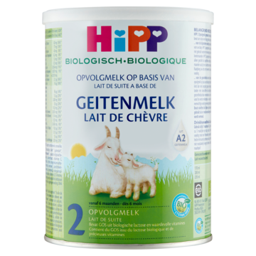 2 Biologische opvolgmelk op basis van geitenmelk 400 Gram