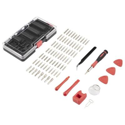 TOOLCRAFT TO-9610683 Reparatieset Doe-het-zelver, Telefoon Met gereedschapshouder 79-delig