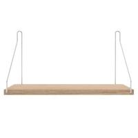 Frama Shelf wandplank 40x20 wit geolied|roestvrijstaal - thumbnail