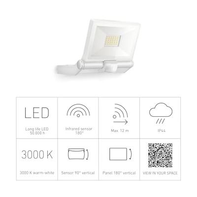 Steinel XLed ONE Sensor wit met bewegingssensor - 65256 - thumbnail