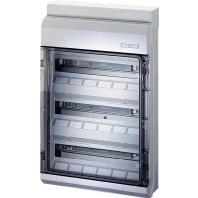 Hensel 61001146 KV 9354 NT Kleine verdeelkast Opbouw (op muur) Aantal groepen: 54 Aantal rijen: 3 Inhoud: 1 stuk(s) - thumbnail