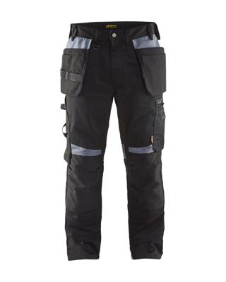 Blaklader werkbroek 1555-9994 zwart/grijs mt C48