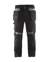 Blaklader werkbroek 1555-9994 zwart/grijs mt C48 - thumbnail