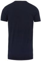 Garage Bodyfit T-shirt R-neck Basic T-shirts Navy - thumbnail