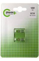 SPAHN steeklamp van glas glass base lamps 12v 5w w2,1x9,5d blister - thumbnail