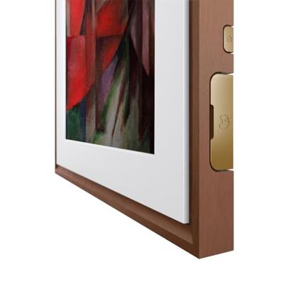 NETGEAR Meural Canvas II – Het digitale canvas (69cm) die afbeeldingen en fotografie in levensechte details weergeeft | 48X74 cm donker houten lijst | WiFi | Gemaakt door NETGEAR (MC327HW)