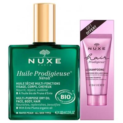Nuxe Huile Prodigieuse Néroli 100ml + Shampoo 30ml
