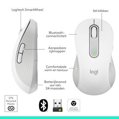Logitech Signature M650 Large Linkshandig Draadloze Muis - thumbnail