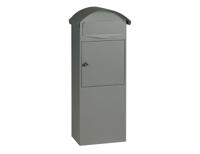 Vrijstaande brievenbus Berlin mat grijs - thumbnail