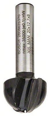 Bosch Accessoires Halfrondprofielfrezen 8 mm, R1 10 mm, D 20 mm, L 12,7 mm, G 46 mm 1st - 2608628370 Bosch Accessoires Halfrondprofielfrezen 8 mm, R1 10 mm, D 20 mm, L 12,7 mm, G 46 mm 1st - 2608628370