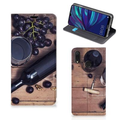 Huawei Y7 hoesje Y7 Pro (2019) | Flip Style Cover | Wijn Huawei Y7 hoesje Y7 Pro (2019) | Flip Style Cover | Wijn